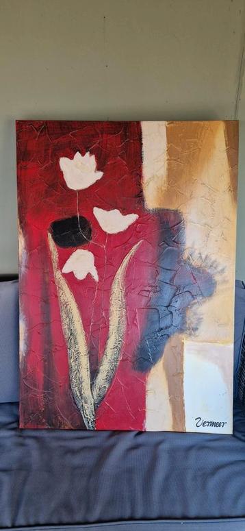 Cobra Art Vermeer Olieverfschilderij 80x100cm beschikbaar voor biedingen