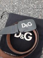 D&G riem lakleer blauw 80 cm, Kleding | Dames, Riemen en Ceinturen, Dolce & Gabbana, 3 tot 5 cm, Echt leder, Tailleriem