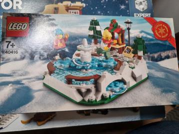 Lego 40416 Winter IJsbaan - Compleet met doos beschikbaar voor biedingen