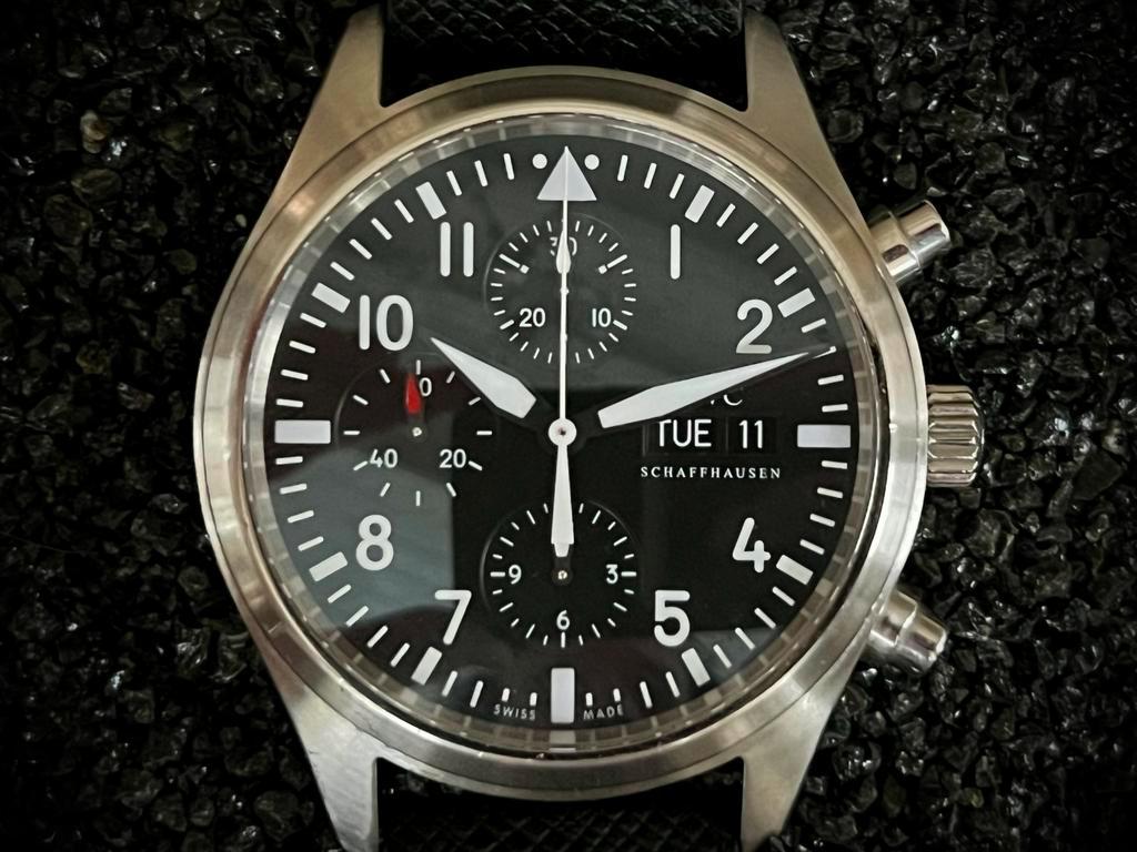 ≥ IWC Pilot Chrono IW371701 Topstaat! — Horloges Heren