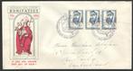 Nederland FDC E17 Met Adres, Bonifatius 1954, Ophalen of Verzenden, Beschreven, Nederland