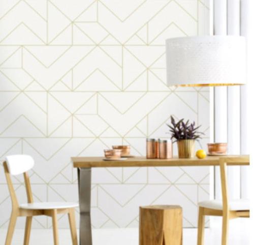 Superfresco Easy CA.2 rollen  offwhite/goud 111533 design, Huis en Inrichting, Stoffering | Behang, minder dan 10 m², Ophalen of Verzenden