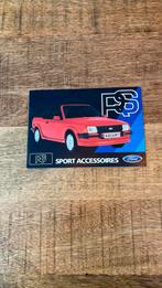 Brochure Ford RS sportaccesoires, Ophalen of Verzenden, Zo goed als nieuw, Ford