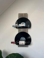 Handgemaakt Wijnrek van Vinylplaten - Vintage Muziek, Overige materialen, 50 tot 75 cm, Nieuw, Ophalen of Verzenden