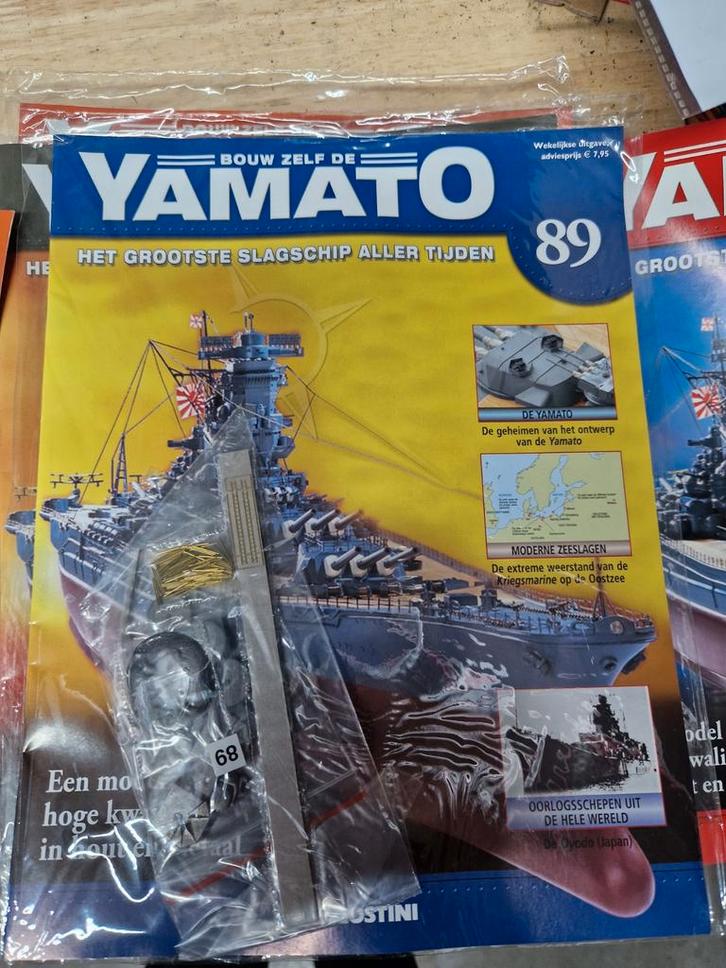 YAMATO SLAGSCHIP  1/250 van De Agostini   lengte 1,06 m, Hobby en Vrije tijd, Modelbouw | Boten en Schepen, Gebruikt, Ophalen of Verzenden