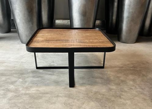 NIEUW Trendy Salontafel Doha 001 Metaal - Mango – Vierkant, Huis en Inrichting, Tafels | Salontafels, Nieuw, Minder dan 50 cm