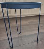 Te Koop:Bijzettafel., Huis en Inrichting, Minder dan 55 cm, Metaal of Aluminium, Rond, Nieuw