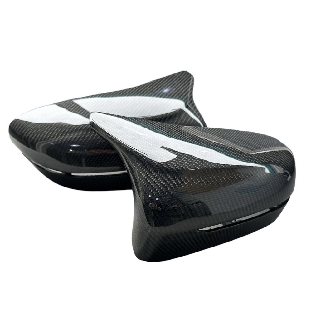Carbon spiegelkappen BMW M5 F90, Auto diversen, Tuning en Styling, Ophalen of Verzenden