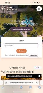 Wellness vitae roosendaal 2 kaartjes, Tickets en Kaartjes, Twee personen