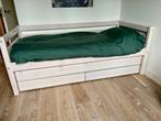 Flexa Classic Bedbank - Ideaal voor logees!, Ophalen, 90 cm, Eenpersoons, Wit