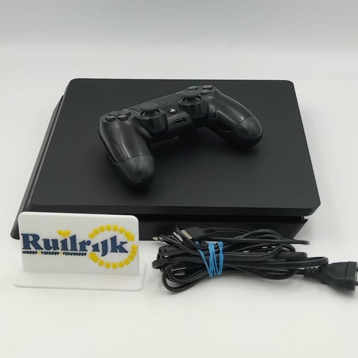 Sony Playstation 4 slim 1Tb inclusief controller + Garantie, Spelcomputers en Games, Spelcomputers | Sony PlayStation 4, Zo goed als nieuw
