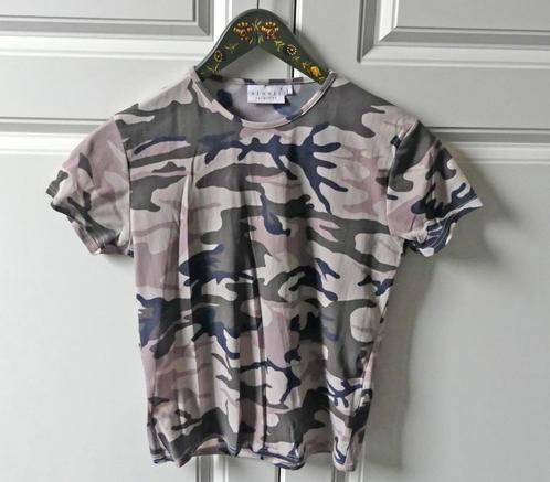 Hennes Collection vintage t-shirt camouflageprint maat L, Kleding | Dames, T-shirts, Zo goed als nieuw, Maat 38/40 (M), Groen