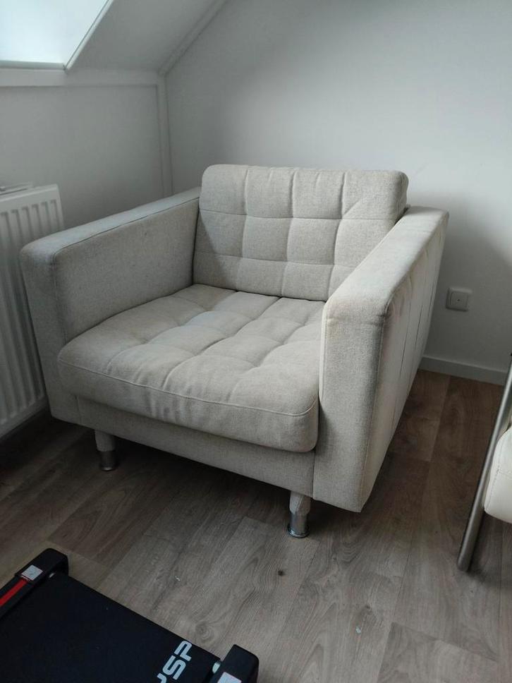 Ikea Landskrona Fauteuil, Huis en Inrichting, Fauteuils, Gebruikt, Stof, 50 tot 75 cm, 75 tot 100 cm, Ophalen