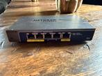 Netgear 5 prts poe switch gs105pe, Computers en Software, Netwerk switches, Ophalen of Verzenden, Zo goed als nieuw
