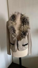 Leuk vest met fake bont kraag mt s/m, Kleding | Dames, Truien en Vesten, Ophalen of Verzenden, Zo goed als nieuw, Maat 38/40 (M)
