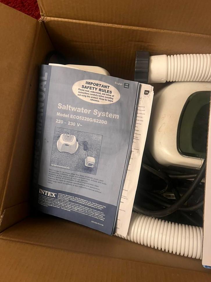 Intex zoutwater systeem, Tuin en Terras, Zwembad-toebehoren, Gebruikt, Ophalen of Verzenden