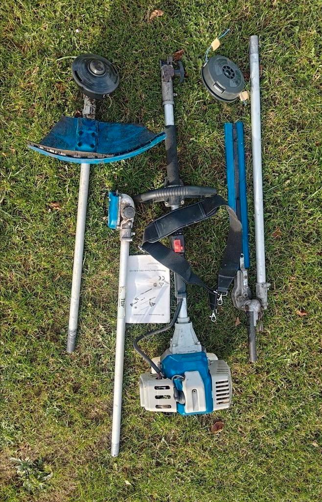 4-in-1 Benzine Bosmaaier, Tuin en Terras, Bosmaaiers, Gebruikt, Benzine, 10 tot 30 cm, Ophalen