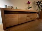 Mooi naturel eiken dressoir van €1500  voor €250, Ophalen, Zo goed als nieuw, 25 tot 50 cm, 200 cm of meer