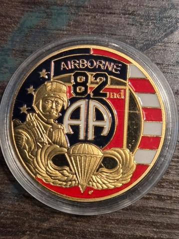 82nd Airborne Division Challenge Coin beschikbaar voor biedingen