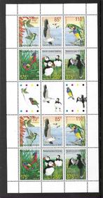 Antillen 1363-1368 vogels van het land 2 series in blok met, Dier of Natuur, Verzenden, Postfris