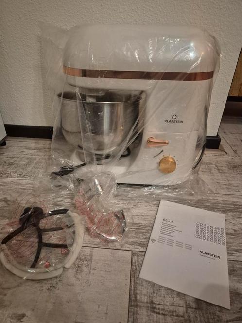 Klarstein Bella Elegance Keukenmachine, Witgoed en Apparatuur, Keukenmixers, Nieuw, 4 liter of meer, 3 snelheden of meer, Ophalen of Verzenden