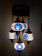 Oosterse Arabische kroonluchter hanglamp glasmozaiek set 5, Oosters Arabisch 1001nacht Boho Ibiza Marrakech Marokkaans Turks, Nieuw