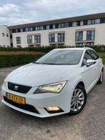Seat Leon 1.6 TDI 81KW ST 2014 Wit, Auto's, Voorwielaandrijving, 4 cilinders, Leon, Origineel Nederlands