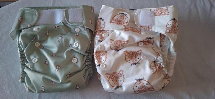 Nieuwe wasbare luiers (2 stuks), Kinderen en Baby's, Badjes en Verzorging, Nieuw, Overige typen, Overige merken, Ophalen of Verzenden