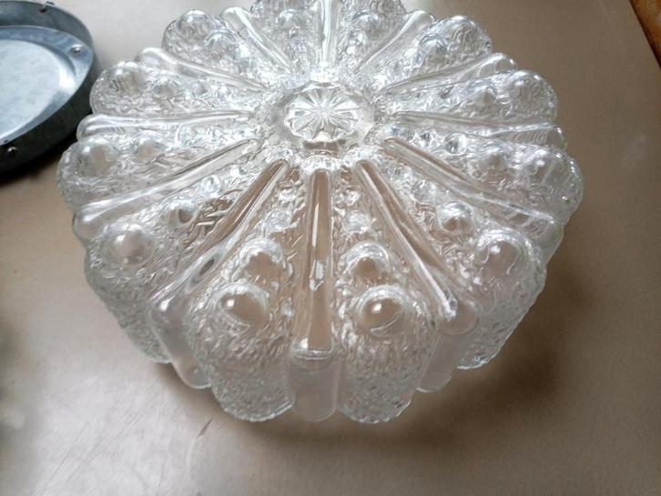 BAUHAUS RZB leuchte Berlijn plafonnière jaren 50., Huis en Inrichting, Lampen | Plafondlampen, Glas, Ophalen of Verzenden