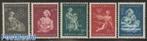 Kavel 10 Serie winterhulp Nederland 1944 423-427, Postzegels en Munten, Postzegels | Nederland, Ophalen of Verzenden, Na 1940