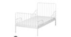 Ikea Minnen Meegroeibed + Lattenbodem, Kinderen en Baby's, Kinderkamer | Bedden, Gebruikt, 70 tot 85 cm, Ophalen of Verzenden