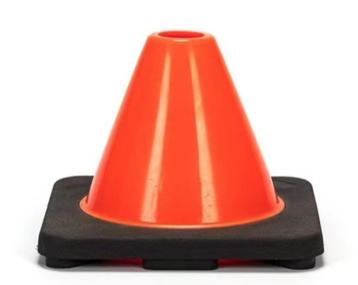 Verkeerskegel / pion / kegel 15cm hoog beschikbaar voor biedingen