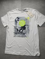 t-shirt mt 176, tom tailor wit + opdruk meet the see, nieuw, Tom Tailor, Verzenden, Nieuw, Shirt of Longsleeve