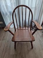 Houten stoel met armleuningen - zithoogte 37cm, Ophalen