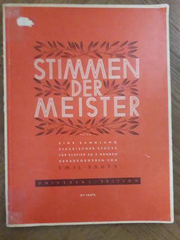 Boek met klassieke bladmuziek voor piano, 40 versch. werken beschikbaar voor biedingen