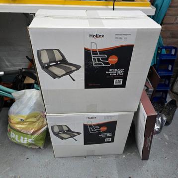 Bootstoelen opklapbaar 2 stuks. Nieuw in doos. beschikbaar voor biedingen