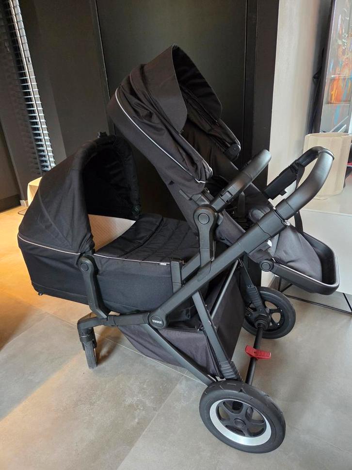 Thule Sleek Duowagen - Perfecte Staat!, Kinderen en Baby's, Kinderwagens en Combinaties, Zo goed als nieuw, Kinderwagen, Overige merken