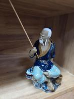 Oosters Chinees beeldje van een visser, Ophalen of Verzenden