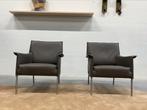 2 Als nieuw Design on Stock Limec fauteuil leer design stoel, Huis en Inrichting, Fauteuils, Ophalen of Verzenden, Design on Stock
