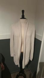 Repeat 42 vest katoen creme beige mooi shawlkraag, Ophalen of Verzenden, Zo goed als nieuw, Maat 42/44 (L), Beige