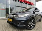 Honda HR-V 1.5 i-VTEC 130pk CVT Executive, trekhaak,alarm, Automaat, 15 km/l, Blauw, Leder en Stof