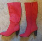 Rode laarzen maat 39, Kleding | Dames, Schoenen, Ophalen of Verzenden, Zo goed als nieuw, Rood