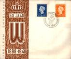 Nederlands Indië - Wilhelmina - 1948, Postzegels en Munten, Brieven en Enveloppen | Nederland, Ophalen of Verzenden, Envelop