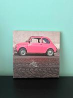 CANVAS - Auto | Roze | Klassiek | Old Timer | Retro | Popart, Ophalen of Verzenden, Zo goed als nieuw, Print, Minder dan 50 cm