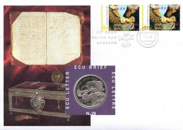 Nederland ECU brief nr 28 De vrede van Munster 1998  beschikbaar voor biedingen