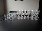 Prachtig luxe glas servies. Compleet 29.50, Glas of Glazen, Ophalen of Verzenden, Overige stijlen, Glas
