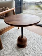 Dutchbone Hazel Bijzettafel - Stijlvol!, Huis en Inrichting, Tafels | Bijzettafels, Minder dan 55 cm, Rond, Zo goed als nieuw