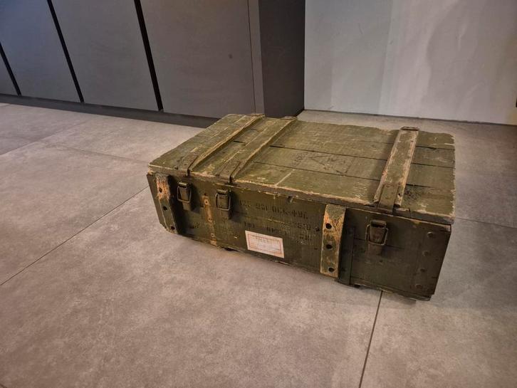 Leger Kist / Houten Opbergkist, Huis en Inrichting, Woonaccessoires | Kisten, Ophalen