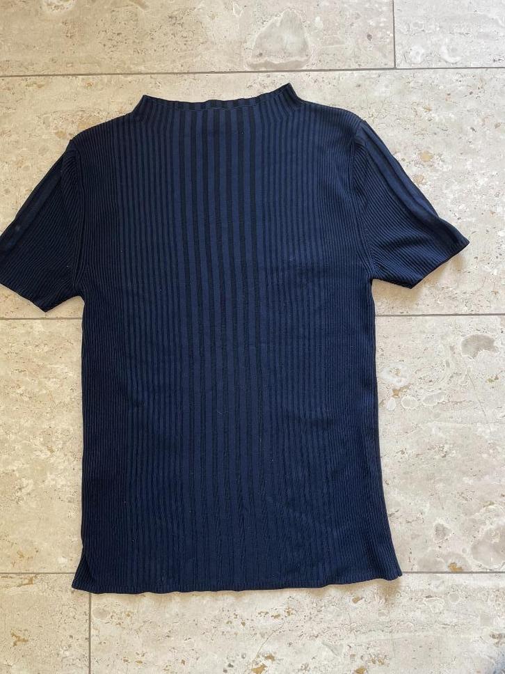 MNG: z.g.a.n. blauw korte mouw truitje maat M, Kleding | Dames, Truien en Vesten, Zo goed als nieuw, Maat 38/40 (M), Blauw, Verzenden