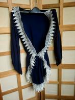 donger blauw jumpits S, Kleding | Dames, Carnavalskleding en Feestkleding, Overige thema's, Ophalen of Verzenden, Zo goed als nieuw